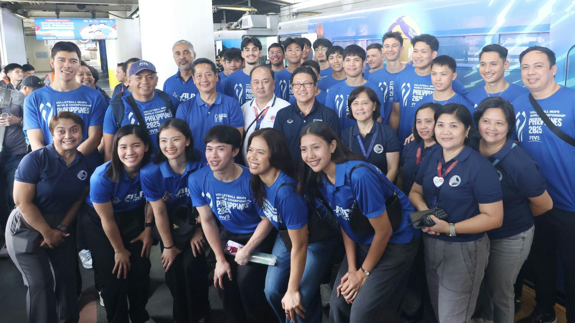 Alas Pilipinas bring volleyball fever to MRT-3 ahead of FIVB World Championship